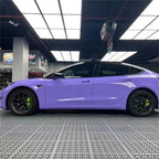 Gloss Lavender Purple Car Vinyl Wrap Tesla BMW PET product image 8 - Veloro gloss vinyl wrap
