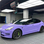 Gloss Lavender Purple Car Vinyl Wrap Tesla BMW PET product image 9 - Veloro gloss vinyl wrap