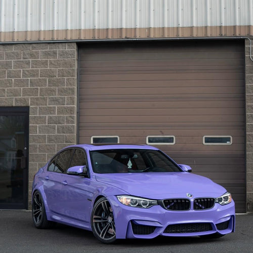 Gloss Lavender Purple Car Vinyl Wrap Tesla BMW PET product image 2 - Veloro gloss vinyl wrap