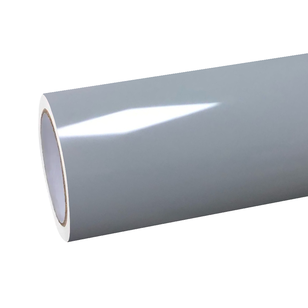 Gloss Light Volcano Grey Car Vinyl Wrap PET