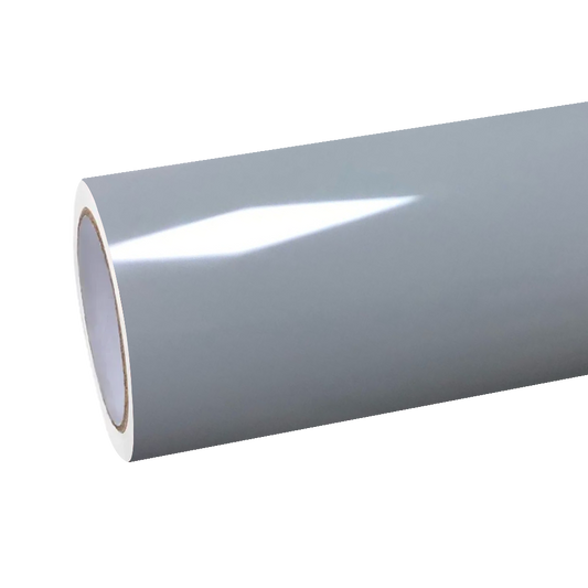 Gloss Light Volcano Grey Car Vinyl Wrap PET