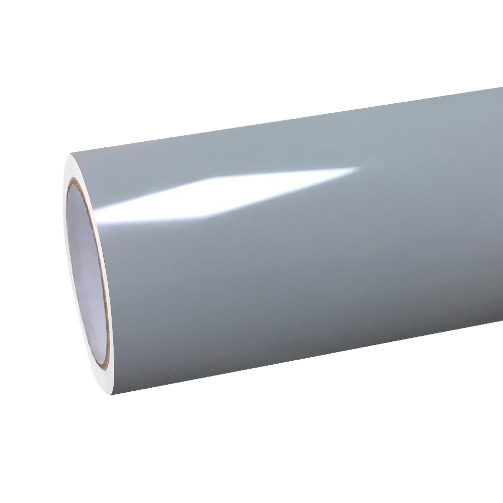 Gloss Light Volcano Grey Car Vinyl Wrap PET