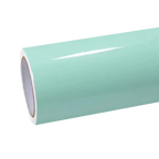 Gloss Light Mint Cragginess Green Car Vinyl Wrap PET