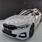 Gloss Light Nardo Grey Car Vinyl Wrap PET product image 2 - Veloro gloss vinyl wrap