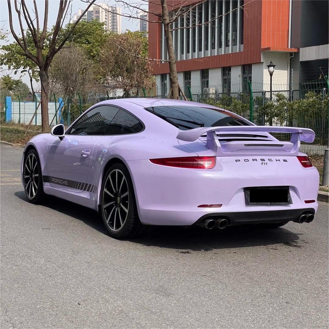Gloss Voilet Light Purple Car Vinyl Wrap PET product image 4 - Veloro gloss vinyl wrap