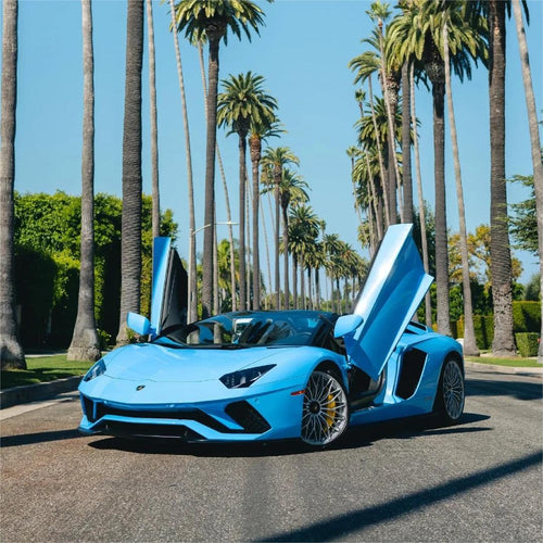 Gloss Light Sky Blue Car Vinyl Wrap PET product image 2 - Veloro gloss vinyl wrap