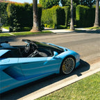 Gloss Light Sky Blue Car Vinyl Wrap PET product image 5 - Veloro gloss vinyl wrap