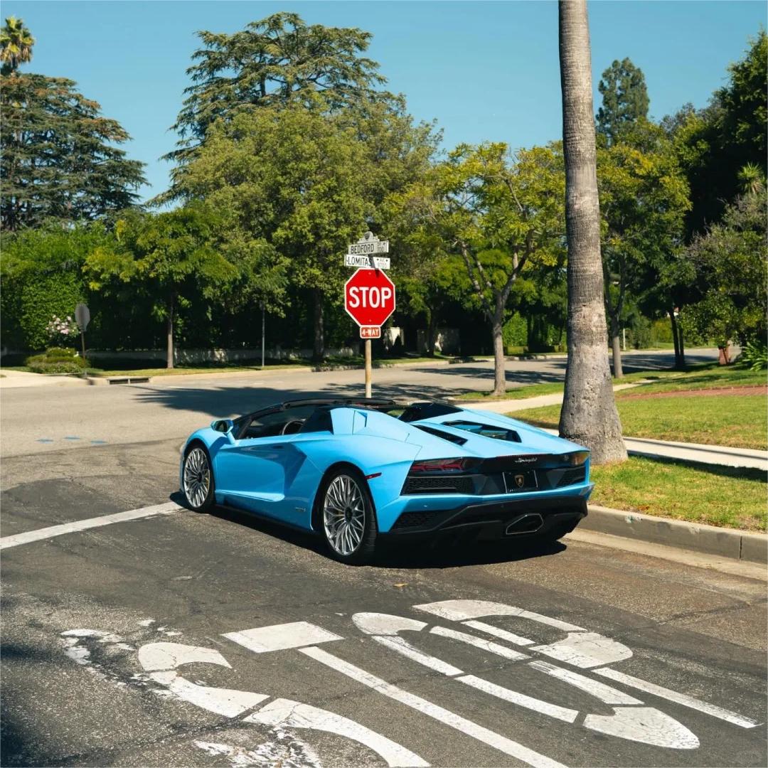 Gloss Light Sky Blue Car Vinyl Wrap PET product image 6 - Veloro gloss vinyl wrap