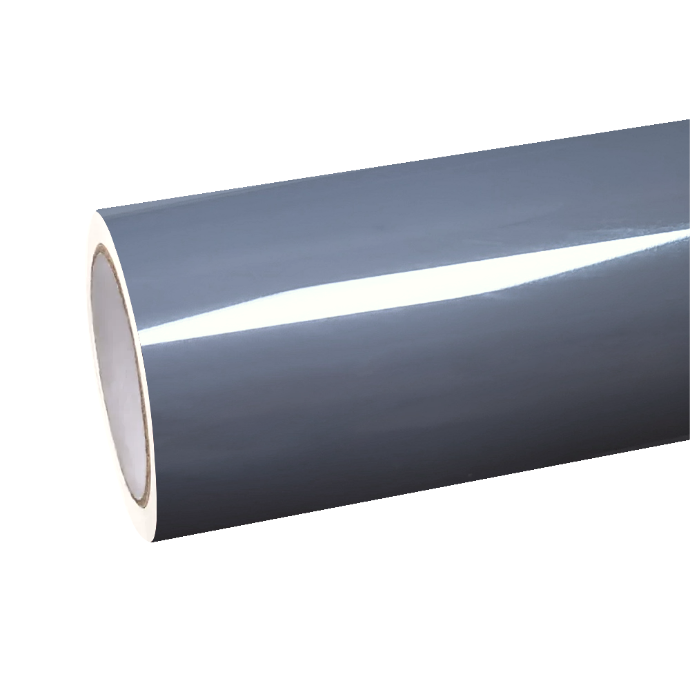 Gloss Light Slate Grey Car Vinyl Wrap PET
