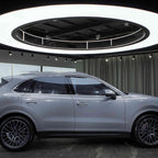 Gloss Light Slate Grey Car Vinyl Wrap PET product image 7 - Veloro gloss vinyl wrap