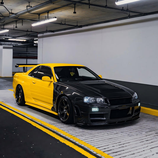 Gloss Light Sunflower Yellow Car Vinyl Wrap PET product image 2 - Veloro gloss vinyl wrap