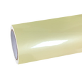 Gloss Light Yellow Car Vinyl Wrap PET