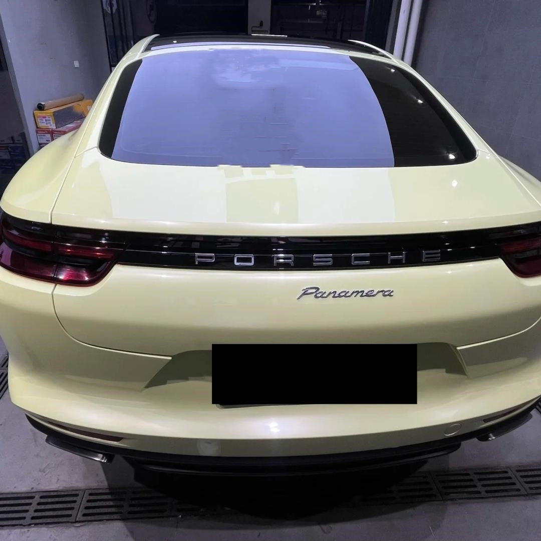 Gloss Light Yellow Car Vinyl Wrap PET product image 6 - Veloro gloss vinyl wrap