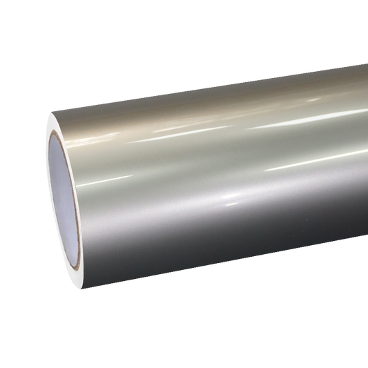 Gloss Liquid Aluminum Silver Car Vinyl Wrap PET product image 2 - Veloro gloss vinyl wrap