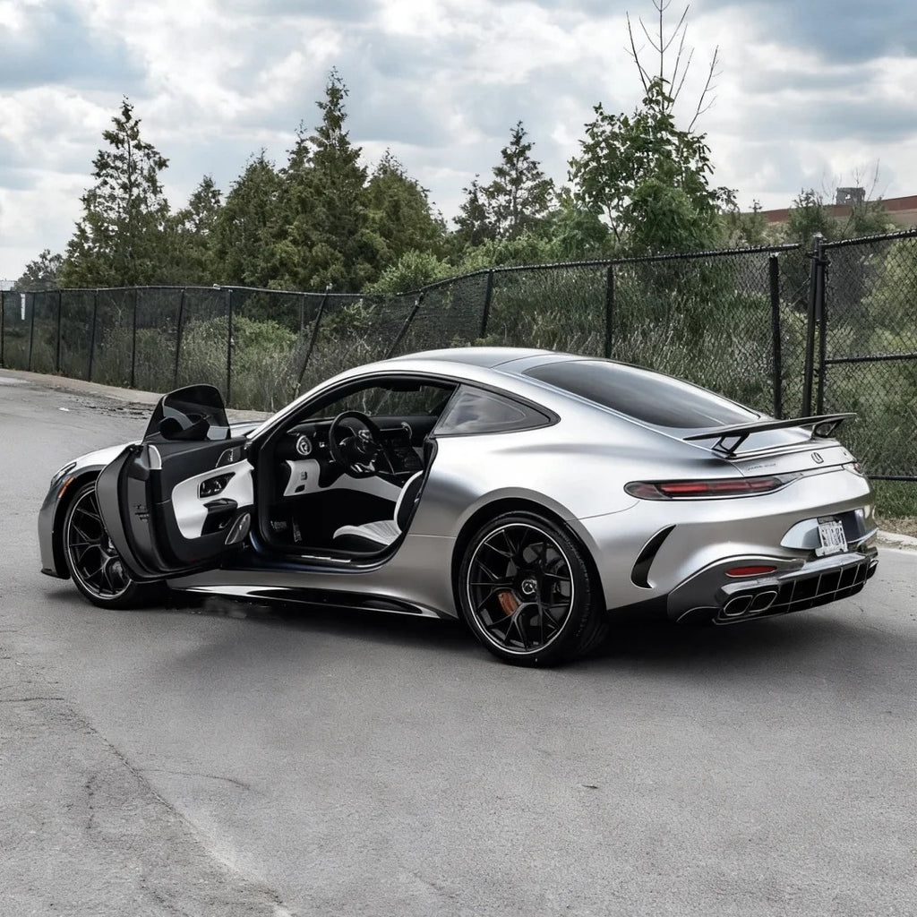 Gloss Liquid Aluminum Silver Car Vinyl Wrap PET product image 4 - Veloro gloss vinyl wrap