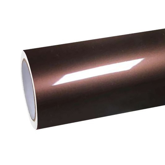 Gloss Liquid Cocoa Brown Car Vinyl Wrap PET