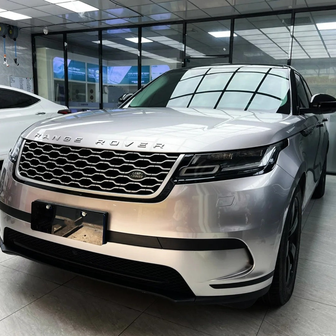 Gloss Liquid Land Rover Velar Silver Car Vinyl Wrap PET product image 7 - Veloro gloss vinyl wrap