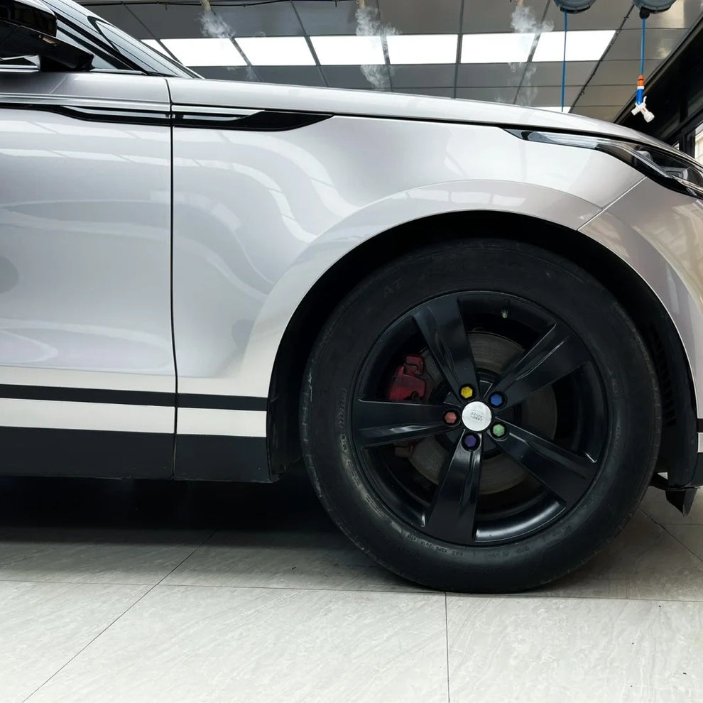 Gloss Liquid Land Rover Velar Silver Car Vinyl Wrap PET product image 5 - Veloro gloss vinyl wrap