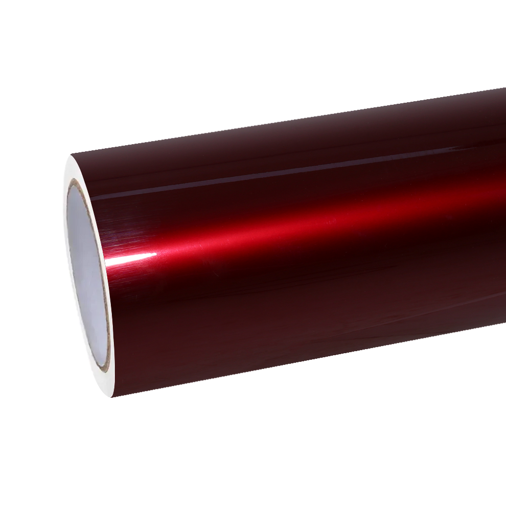 Gloss Liquid Metallic Dragon Blood Red Vinyl Wrap Paper Backing product image 2 - Veloro metallic vinyl wrap