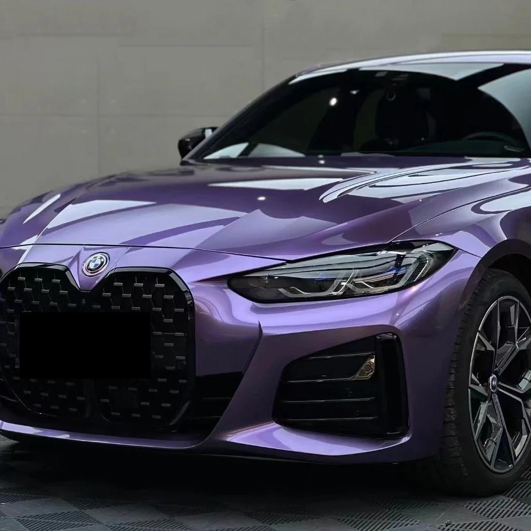 Gloss Liquid Russet Purple Car Vinyl Wrap PET product image 4 - Veloro gloss vinyl wrap
