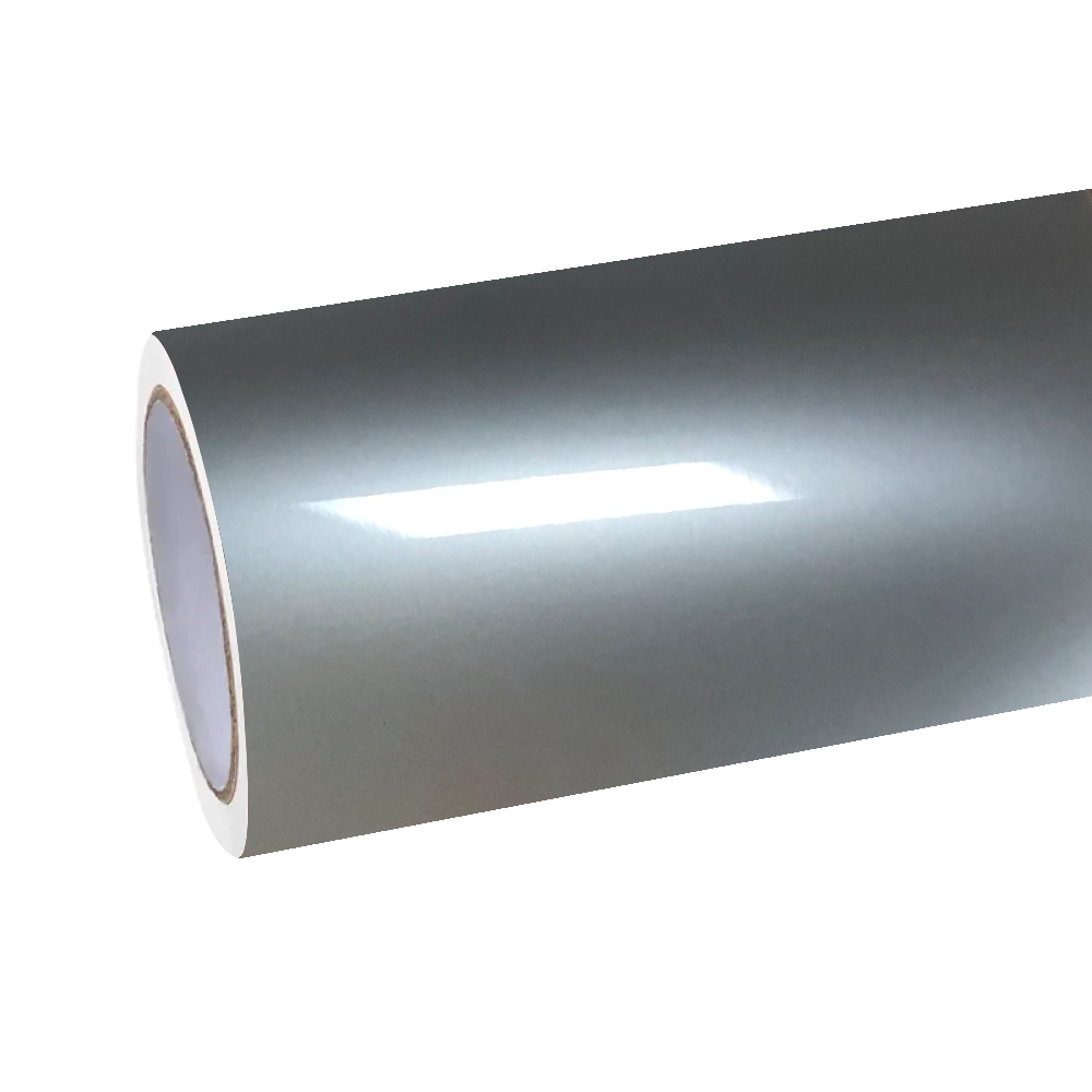 Gloss Liquid Shiny Silver Car Vinyl Wrap PET product image 2 - Veloro gloss vinyl wrap