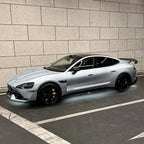 Gloss Liquid Shiny Silver Car Vinyl Wrap PET product image 5 - Veloro gloss vinyl wrap