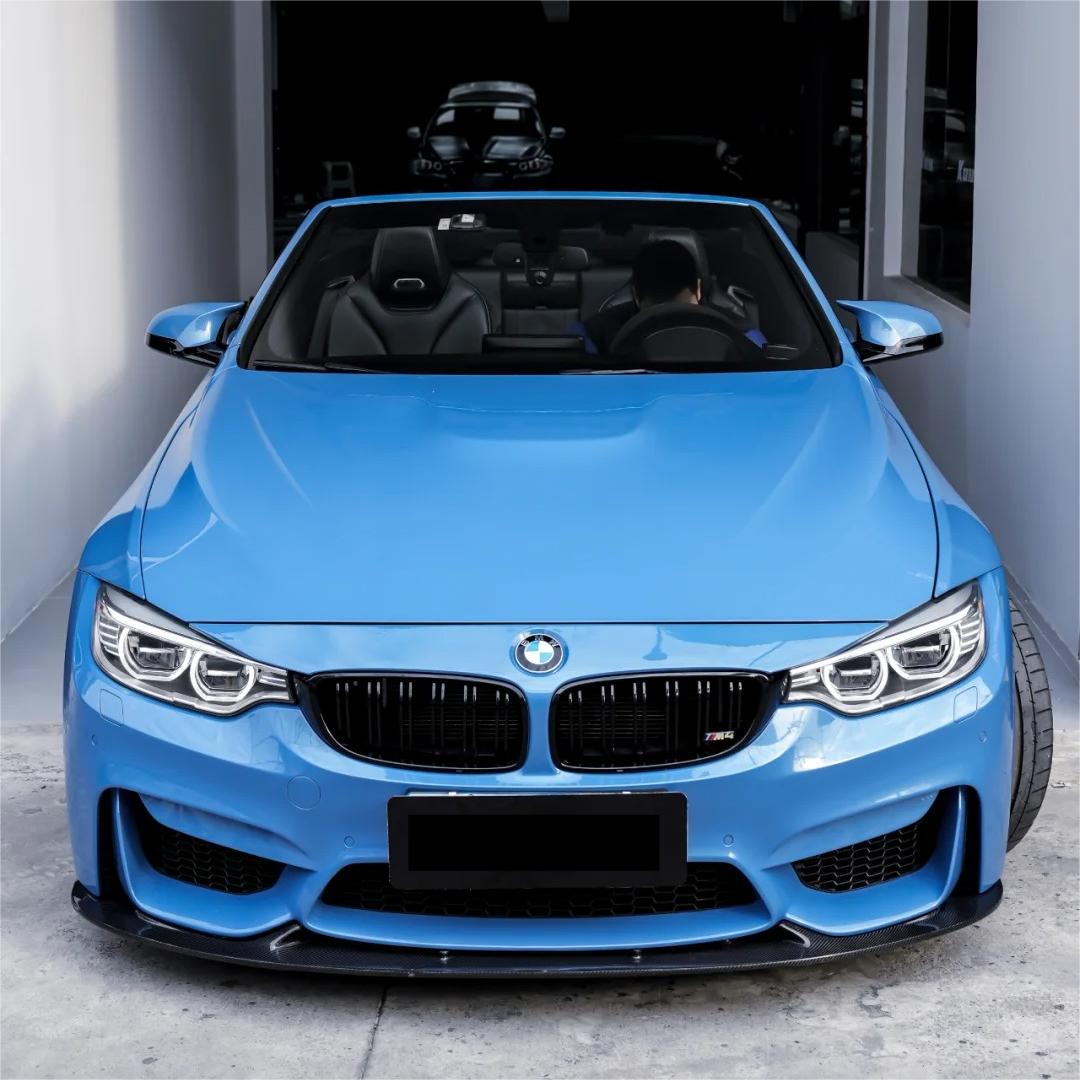 Gloss Marina Blue Car Viny Wrap Sale BMW M4 PET product image 6 - Veloro gloss vinyl wrap