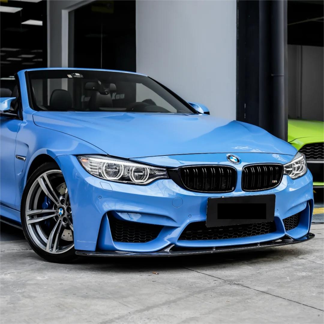 Gloss Marina Blue Car Viny Wrap Sale BMW M4 PET product image 7 - Veloro gloss vinyl wrap