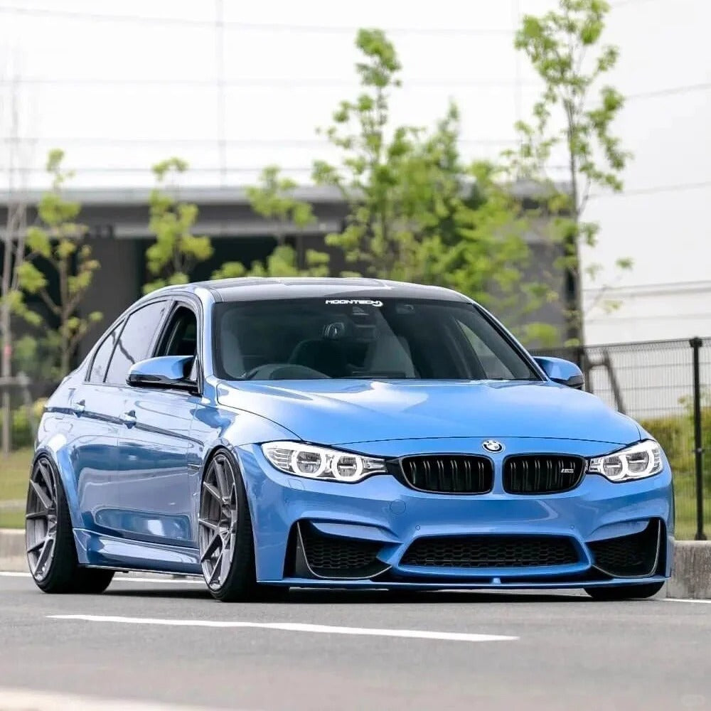 Gloss Marina Blue Car Viny Wrap Sale BMW M4 PET product image 3 - Veloro gloss vinyl wrap
