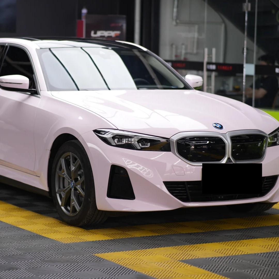 Gloss Mary Kary Pink Car Vinyl Wrap PET product image 5 - Veloro gloss vinyl wrap