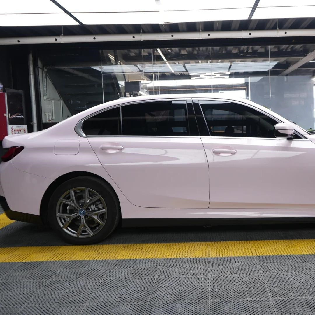 Gloss Mary Kary Pink Car Vinyl Wrap PET product image 7 - Veloro gloss vinyl wrap