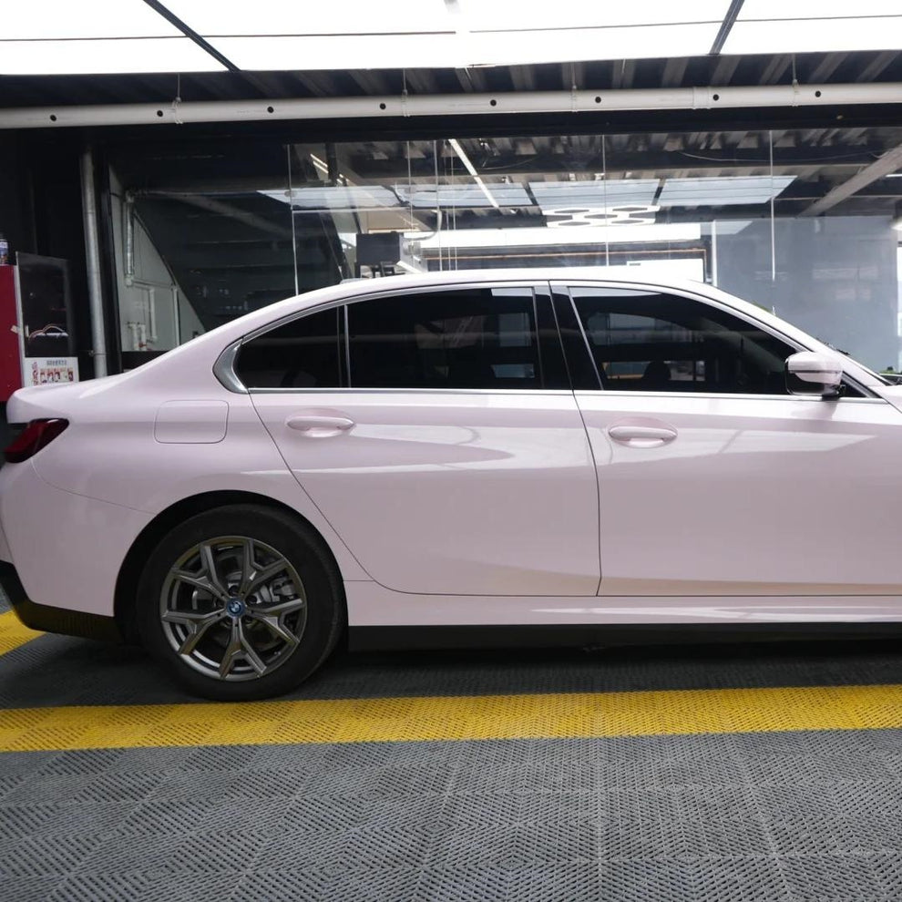 Gloss Mary Kary Pink Car Vinyl Wrap PET product image 7 - Veloro gloss vinyl wrap