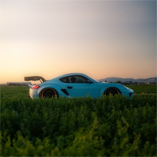 Gloss Meissen Blue Car Vinyl Wrap PET product image 8 - Veloro gloss vinyl wrap