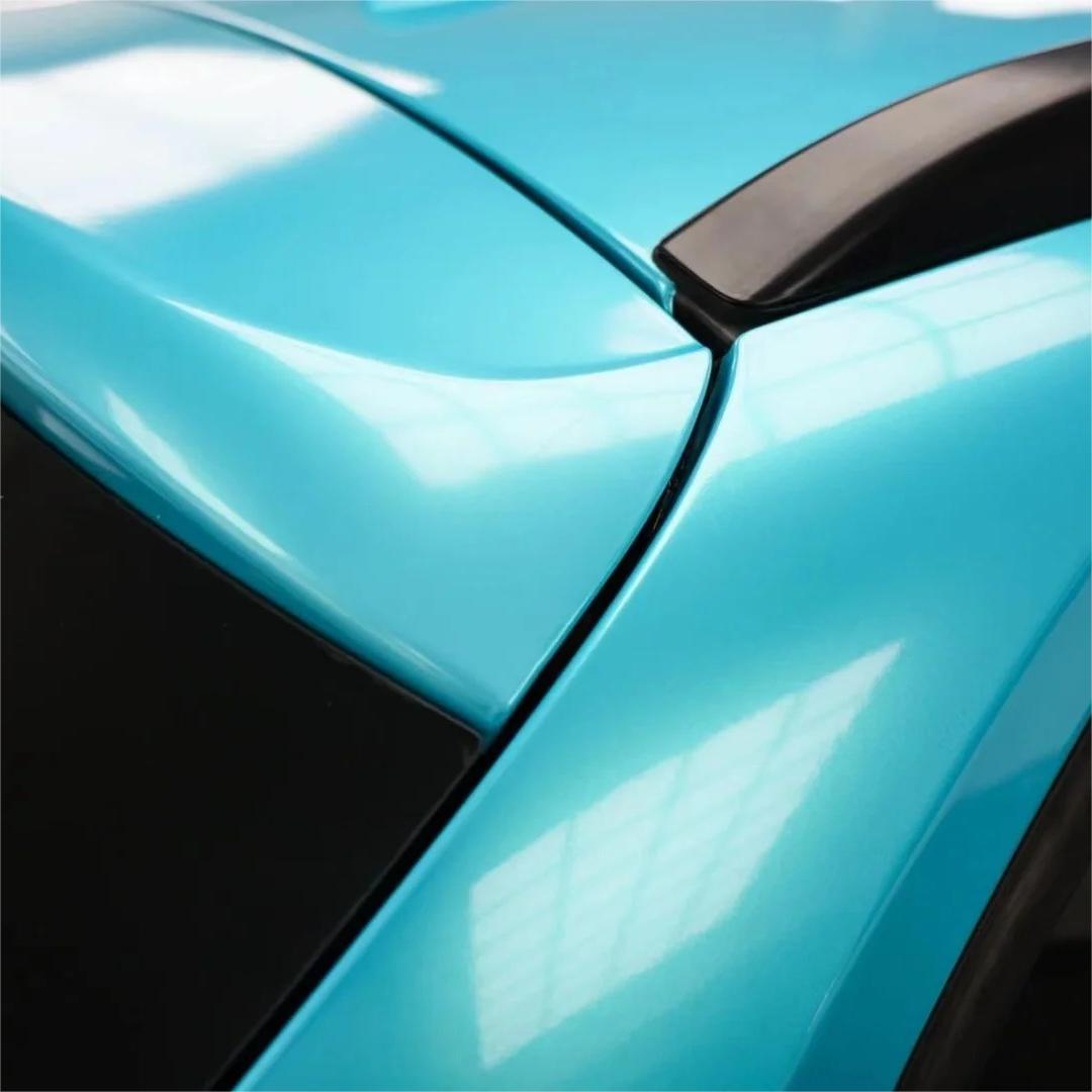 Gloss Metallic Ocean Blue Car Vinyl Wrap product image 4 - Veloro metallic vinyl wrap