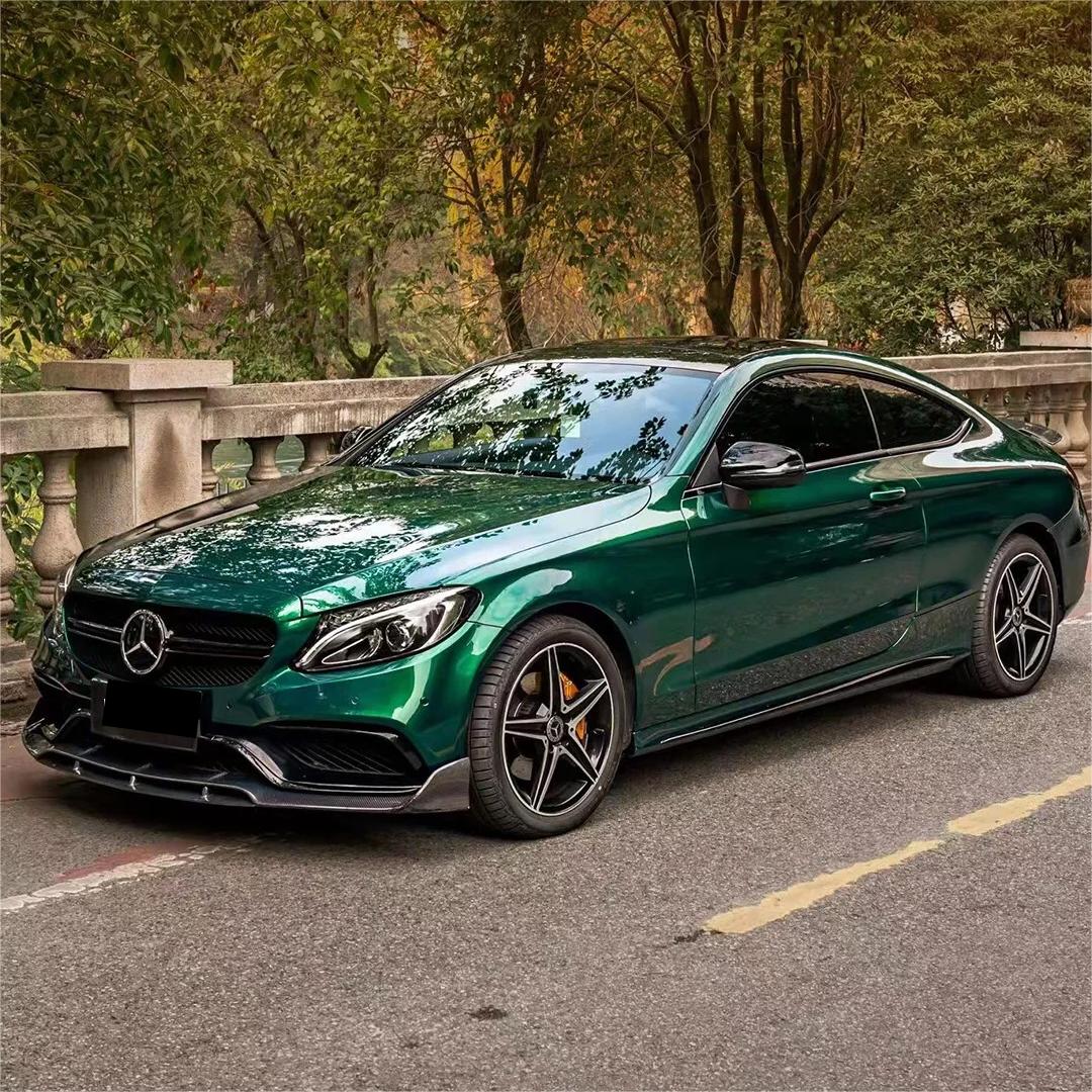 Gloss Metallic Agate Green Car Vinyl Wrap PET product image 2 - Veloro metallic vinyl wrap
