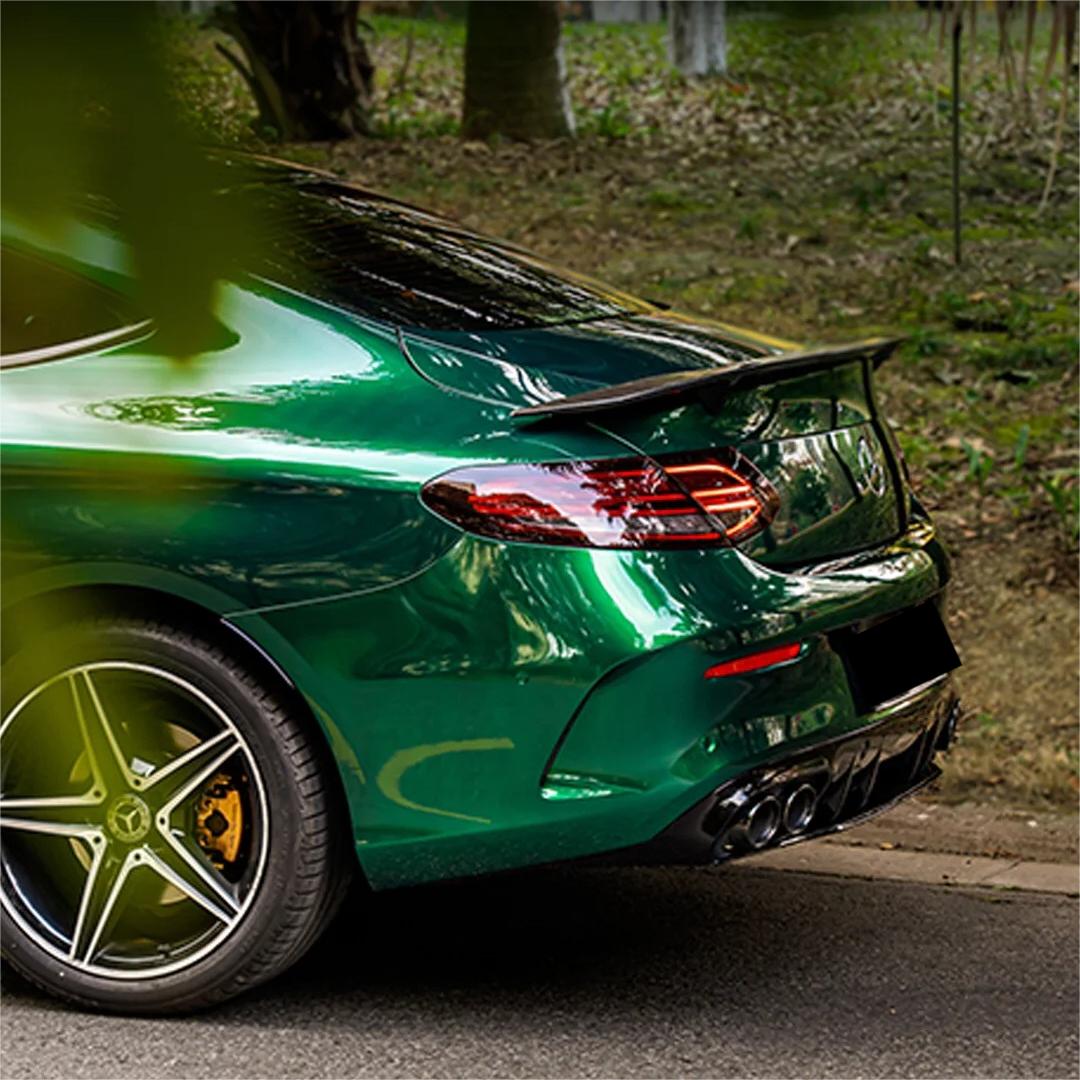 Gloss Metallic Agate Green Car Vinyl Wrap PET product image 5 - Veloro metallic vinyl wrap