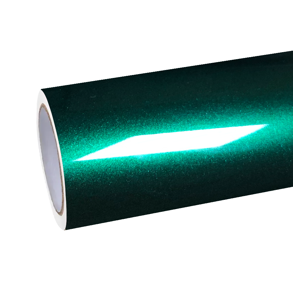 Gloss Metallic Agate Green Car Vinyl Wrap PET