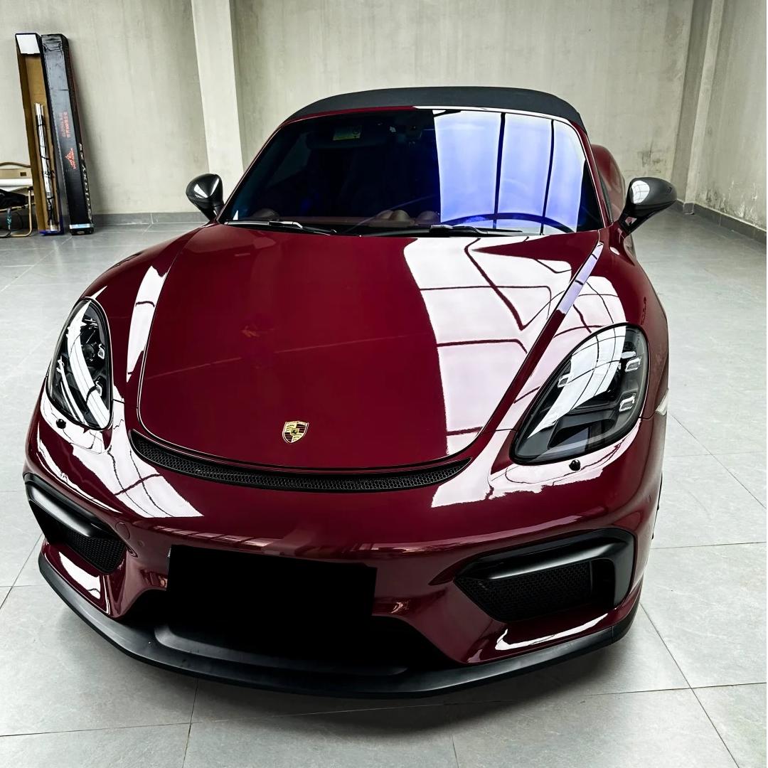 Gloss Metallic Ancora Red Car Vinyl Wrap PET product image 7 - Veloro metallic vinyl wrap