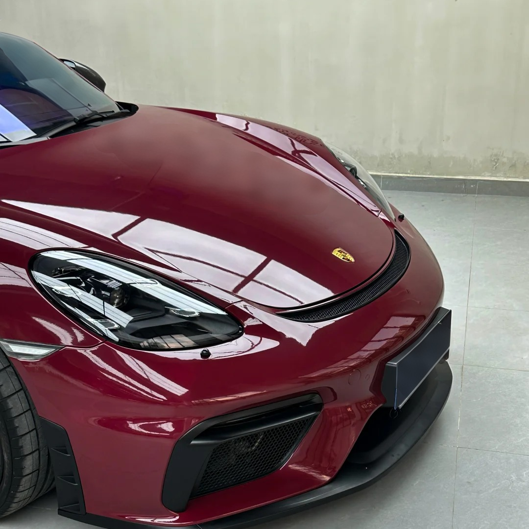Gloss Metallic Ancora Red Car Vinyl Wrap PET product image 6 - Veloro metallic vinyl wrap