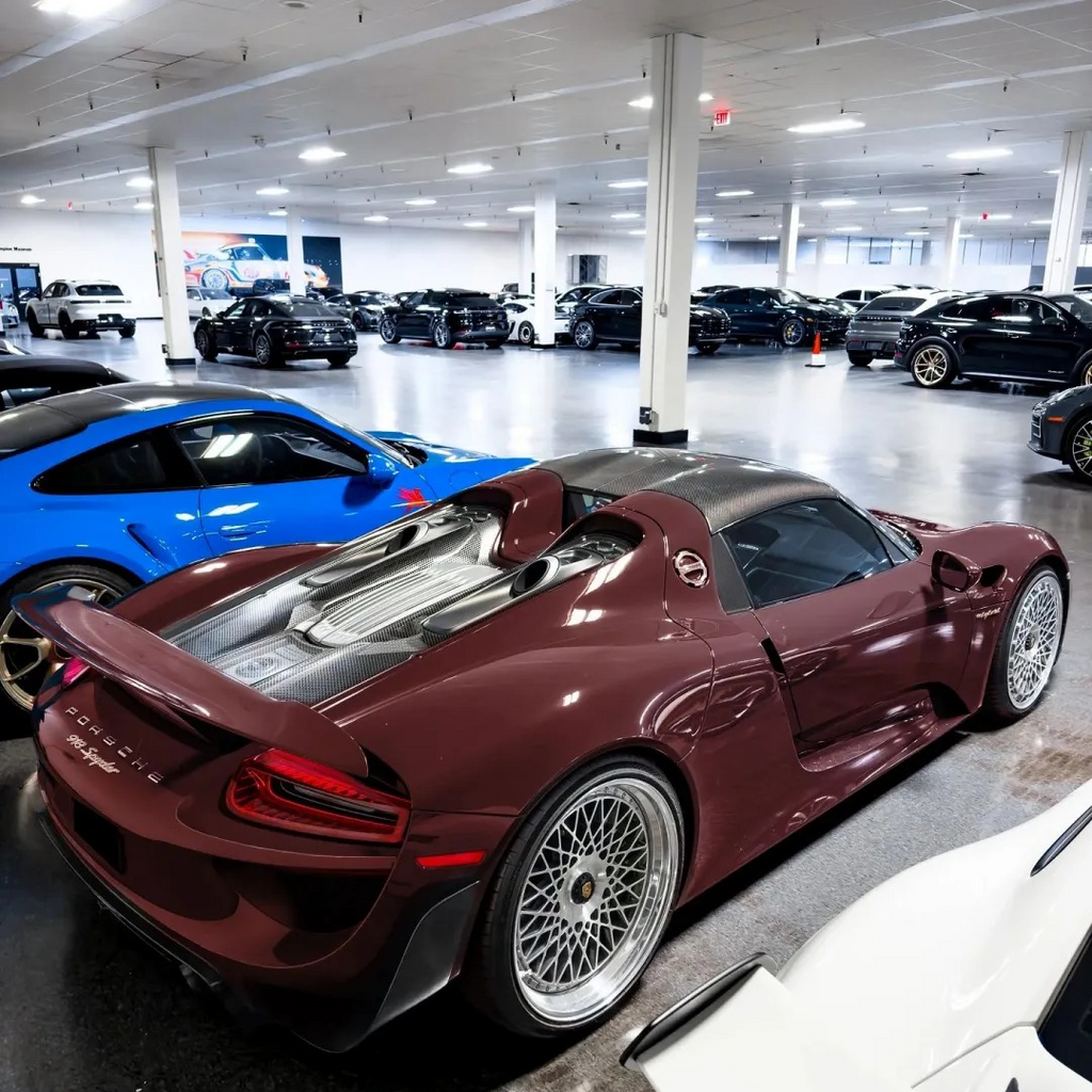 Gloss Metallic Ancora Red Car Vinyl Wrap PET product image 5 - Veloro metallic vinyl wrap