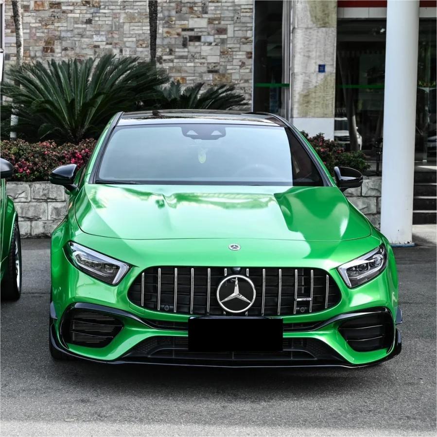 Gloss Metallic Apple Green Car Vinyl Wrap product image 3 - Veloro metallic vinyl wrap