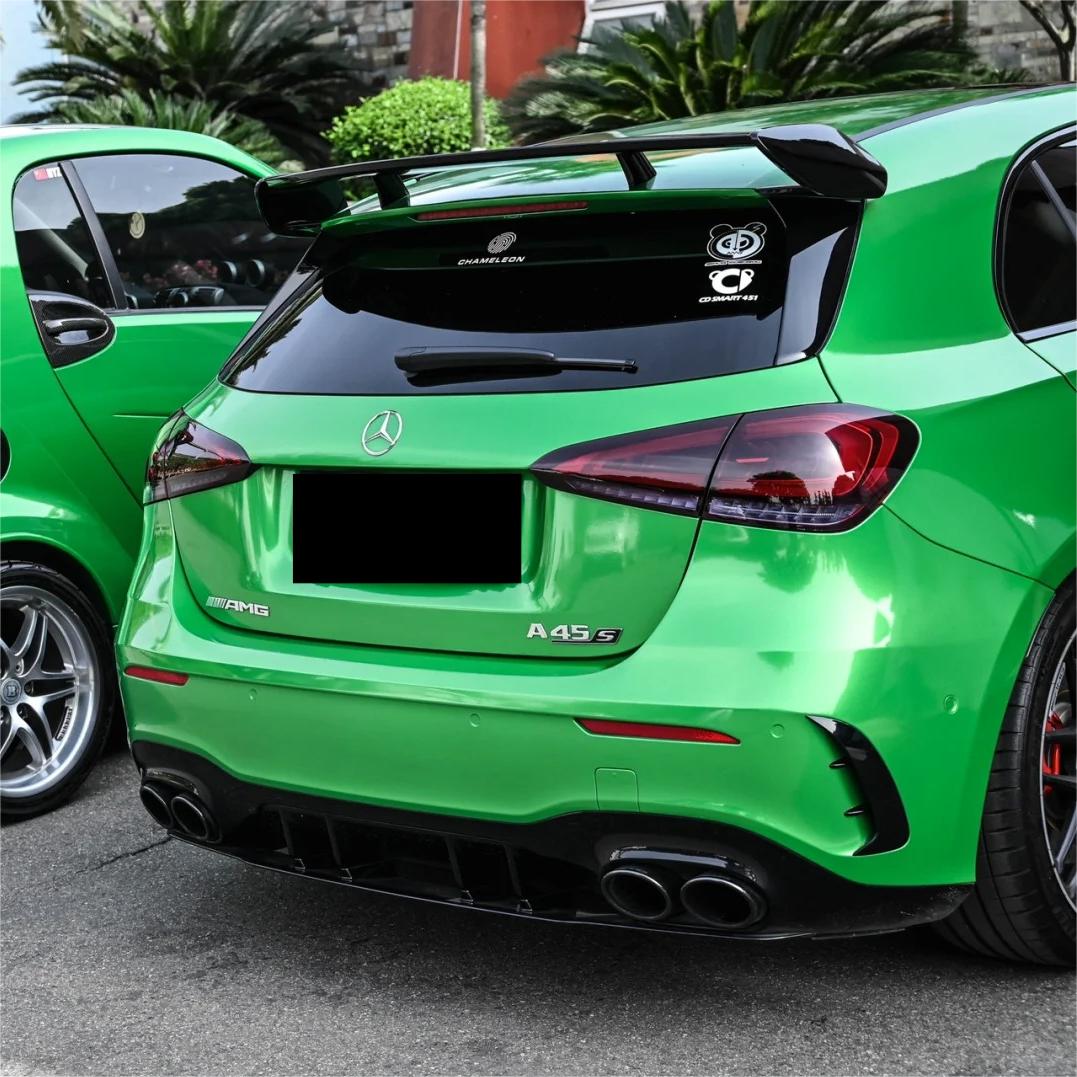 Gloss Metallic Apple Green Car Vinyl Wrap product image 5 - Veloro metallic vinyl wrap