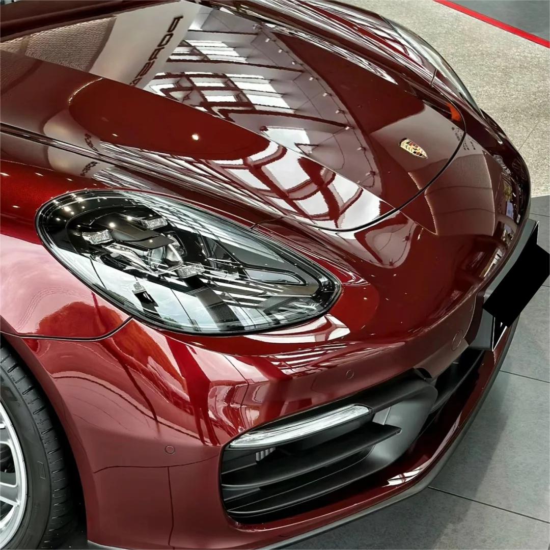Gloss Metallic Black Cherry Red Car Vinyl Wrap PET product image 11 - Veloro metallic vinyl wrap