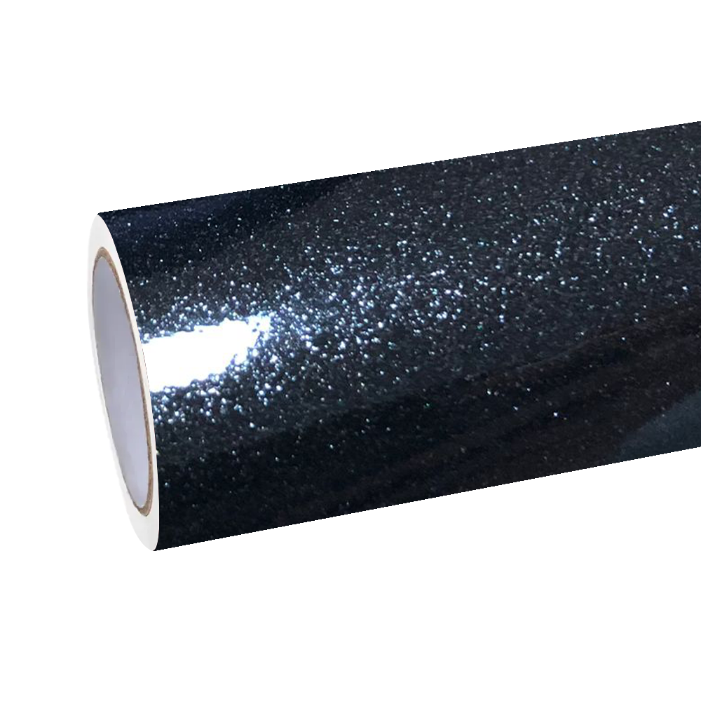 Gloss Metallic Black Diamond Car Vinyl Wrap Sale product image 2 - Veloro metallic vinyl wrap