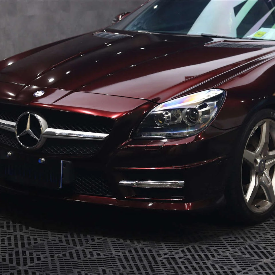 Gloss Metallic Black Rose Car Vinyl Wrap PET product image 3 - Veloro metallic vinyl wrap