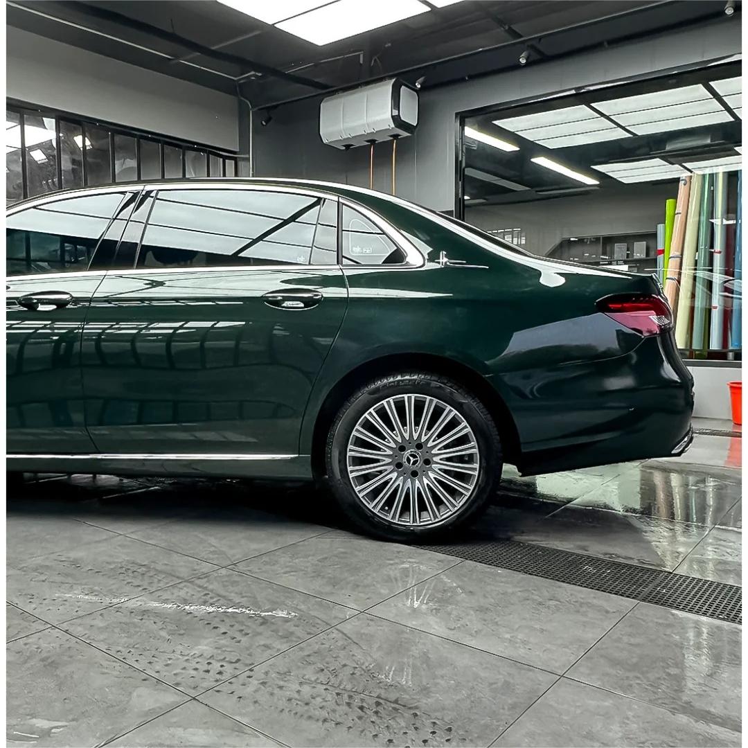 Gloss Metallic Blackish Green Car Vinyl Wrap product image 5 - Veloro metallic vinyl wrap