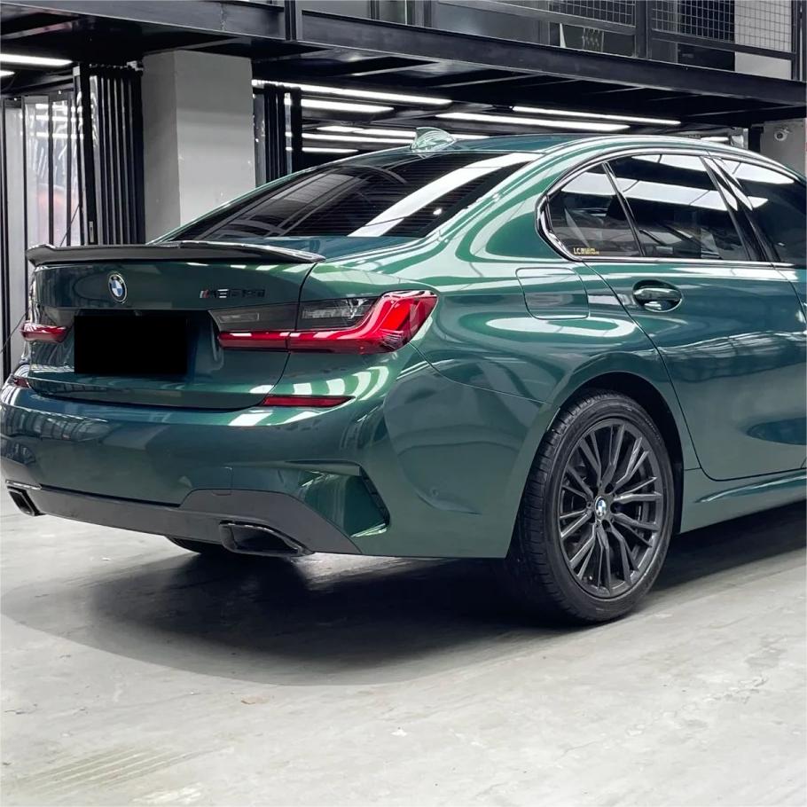 Gloss Metallic Blackish Green Car Vinyl Wrap product image 8 - Veloro metallic vinyl wrap