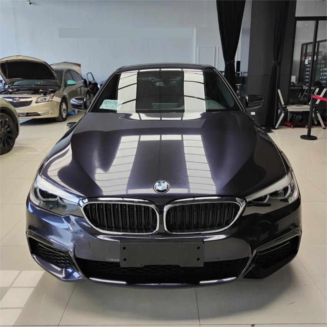 Gloss Metallic Blue Grey Car Vinyl Wrap product image 3 - Veloro metallic vinyl wrap