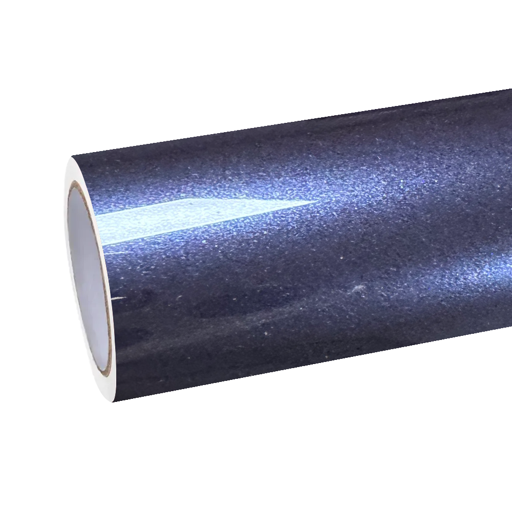 Gloss Metallic Blue Grey Car Vinyl Wrap product image 2 - Veloro metallic vinyl wrap