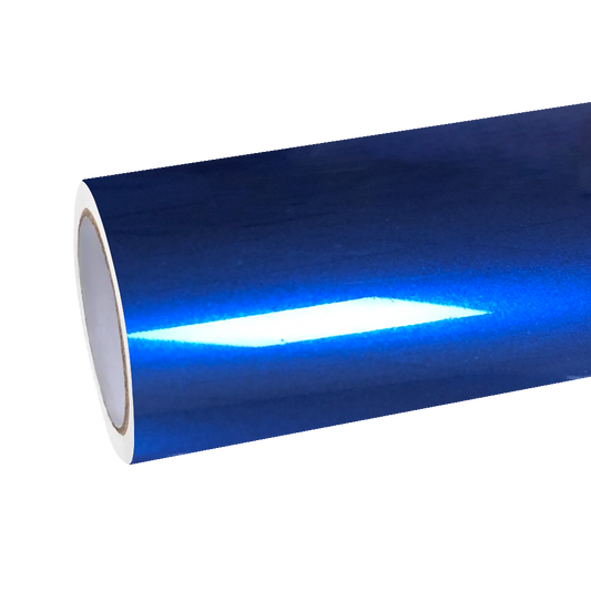 Gloss Metallic Blueberry Car Vinyl Wrap PET